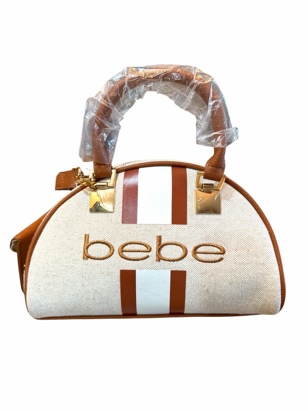 bebe Caramel White Bowler
(MSRP $109)